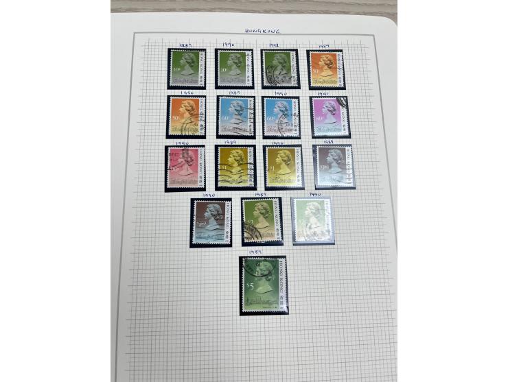 holding on album pages, better including QV used stamp to 96c, KGV Silver Jubilee, KGVI Silver Wedding, etc. Large quantity. 